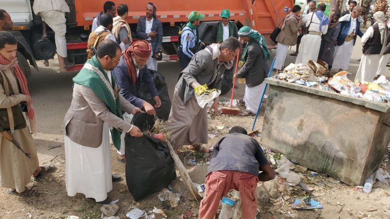 محافظ صعدة يدشن حملة نظافة استعداداً للمولد النبوي الشريف