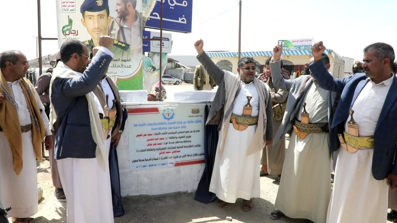 محمد علي الحوثي يضع حجر الأساس لثلاثة مشاريع كهربائية في صعدة